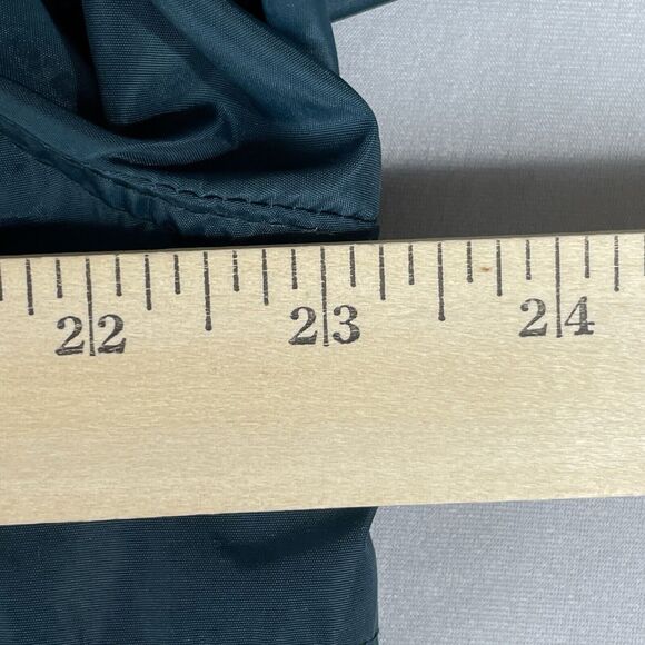 Eddie Bauer Windshell Hoodie Rain Jacket Men's Large Teal Vintage Hiking Outdoor - Picture 10 of 11